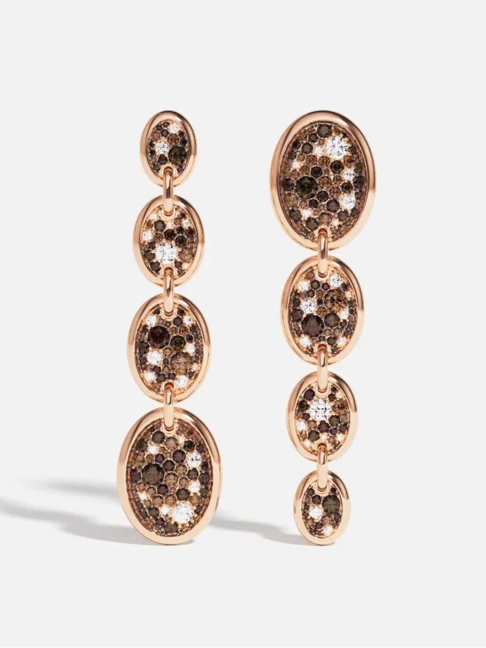 APM Monaco Chocolate Pavé Earrings